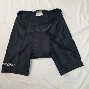 Zefal Bike Shorts Mens S-M Black Padded Cycling Compression Excellent